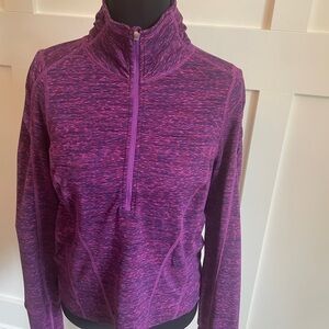 Zella athletic top. Size M. 3/4 zip Excellent condition